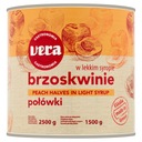 Broskyne v sirupe Vera 2600 g