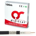 Kábel RG6 DigitSat TDC kábel 1,13 CU PE 100m Gel