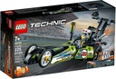 LEGO TECHNIC 42103 DRAGSTER 2v1 pretekársky hot rod