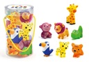 DJECO Super RUBBER SAVANNA ANIMALS - Žirafa lev