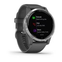 Inteligentné hodinky Garmin Vivoactive 4 sivej farby