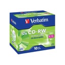 VERBATIM CD+RW (10balenie) Jewel, 8-12x, 700 MB 43148