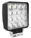 PRACOVNÁ LAMPA 16LED, 48W, 12-90V, ŠTVORCOVÁ ZÁVODA