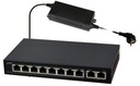 Switch PoE Pulsar S108-60W - 8x PoE, 2x Uplink