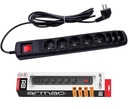 ARMAC Power strip R8 8-zásuvka 5m s PL ochranou počítača