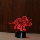 NOČNÁ LAMPA 3D LED DARČEK NA DIAĽKOVÉ OVLÁDANIE DINOSAUR TRICE