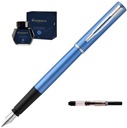 WATERMAN set Allure modré CT plniace pero v