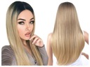 Parochňa dlhé rovné vlasy BLONDE ombre + ZDARMA