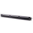 Patch panel patchpanel RACK 19'' K.6 UTP 24p D-LAN