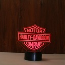 3D LED NOČNÁ LAMPA HARLEY-DAVIDSON DARČEK NA DIAĽKOVÉ OVLÁDANIE