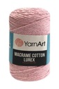 Macrame Cotton Lurex makramé šnúrka 732 ružová