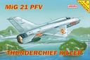 MiG 21 PFV/PF x2 DVA MODELY NA STAVBU pzl plastový model na montáž