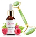 Jadeitový masážny prístroj na tvár + Raspberry Oil Eco