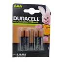 Nabíjacie batérie AAA tyčinky R3 900MAH blister 4 kusy Duracell