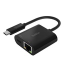 Belkin USB-C na Ethernet + nabíjací adaptér INC001bt