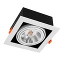 ZAPUSTNÉ SVETLO P/T DOWNLIGHT BIELY AR111 GU10