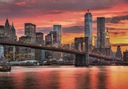 PUZZLE 1500 EL EAST RIVER NEW YORK BRIDGE DUSK