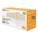 10x G9 LED žiarovka 8W=75W 790lm 3 BERGE FARBY