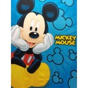 Deka fleecová 100x140 Mickey Mickey Mouse modrý detský pléd