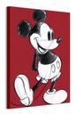 Obraz na plátne Disney Mickey Mouse Retro Red 60x80cm