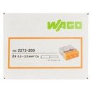 WAGO RÝCHLOSPOJKA 3x0,5-2,5mm2 2273-203 100 ks