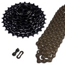 SET ATA 7-rýchlostná kazeta 11-28T + PYC CHAIN ​​​​+ SADA CAP