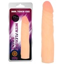 Realistické dildo - flexibilné!, Nude CHISA