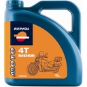 REPSOL RIDER 4T 15W50 MINERÁLNY OLEJ 4 LITRE (6552)