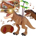 DINOSAUR SET DIAĽKOVO OVLÁDANÉ PRECHÁDZKY ROAR SVETLO ZVUK VEĽKÝ