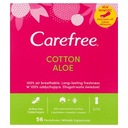 Carefree Cotton Aloe slipové vložky 56 kusov