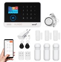 Bezdrôtový alarm GSM + WiFi aplikácia TUYA SMART alarm set Polish