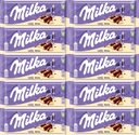 Milka mliečna čokoláda Bubbly Milk & White 95g x10