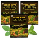 Yerba Mate Kurupi Menta Boldo 3x500g 1,5Kg