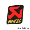 AKRAPOVIC žiaruvzdorné hliníkové výfukové potrubie pre