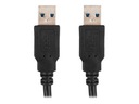 LANBERG kábel USB-A M/M 3.0 0,5m čierny