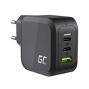 SIEŤOVÁ NABÍJAČKA Green Cell PowerGaN USB-C/A 65 W