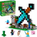 LEGO MINECRAFT 21244 DIAMANTOVÝ MEČ BAŠTA ZÁKLADŇA