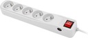 Natec Sp5 5x230V 3m White Power Strip