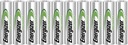 10x ENERGIZER univerzálne batérie AA R6 HR6 NH15 1,2V 1300mAh