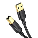 Ugreen kábel pre tlačiareň USB-A - USB-B 480Mb/s 5m čierny (US135)