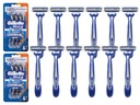 GILLETTE BLUE 3 COMFORT COMFORTGEL 3 BADES 12 ks jednorazových holiacich strojčekov