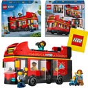 LEGO CITY 60407 Červený dvojposchodový autobus - Londýnsky dvojposchodový 5 minifigúrok