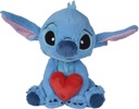 LILO A STITCH MASKOT PLYŠOVÝ CUKROVÝ STEH SO SRDCOM 25 CM DISNEY