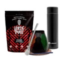 Súprava termosky Yerba Verde Mate zelená 500g