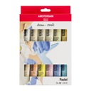 TALENS AMSTERDAM SET 12X20ML PASTELOVÉ FARBY