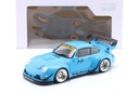 SOLIDO PORSCHE 911 (993) RWB RAUH-WELT BODY-KIT Shingen 2018 Miami Blue 1:18