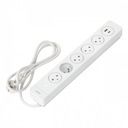 Predlžovací kábel Power Strip 5 zásuviek + USB A a C