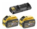 DEWALT.FLEXVOLT SET 2x9,0Ah + DVOJITÁ NABÍJAČKA