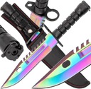 VEĽKÝ RAMBO Nôž BAYONET REPLICA M9 RAINBOW FADE CS:GO ADVENTURE 32,5 cm