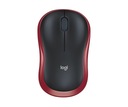 Optická myš Logitech M185 s nano prijímačom, červená